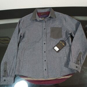 United By Blue Gray Textured Shirt